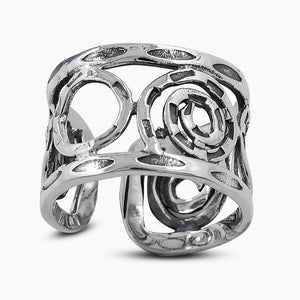 925 Sterling Silver Wide Band Rings