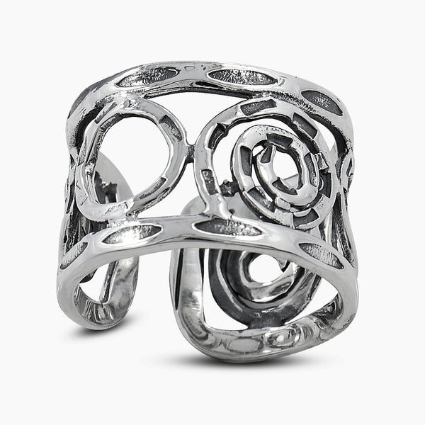 925 Sterling Silver Wide Band Rings