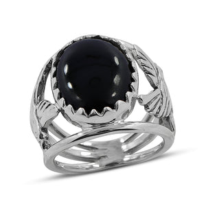 925 Sterling Silver Black Onyx Rings
