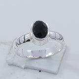 Black Onyx Silver Ring