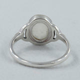 Natural Larimar Silver Ring