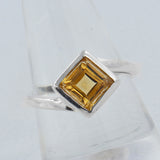 Citrine Silver Ring