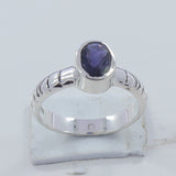 Black Onyx Silver Ring