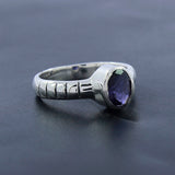 Black Onyx Silver Ring