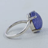 Genuine Tanzanite Cab Ring