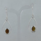 Ethiopian Opal Silver Earrings