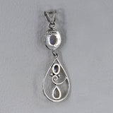 Blue Topaz 925 Silver Pendant