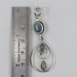 Blue Topaz 925 Silver Pendant