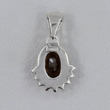 Smoky Quartz 925 Silver Pendant