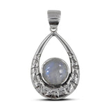 925 Sterling Silver Larimar Pendant