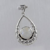 925 Sterling Silver Larimar Pendant