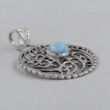 Larimar 925 Silver Pendant