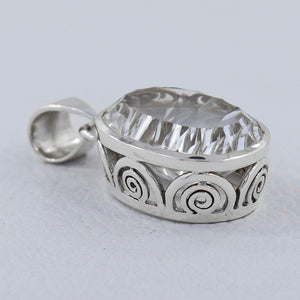 925 Sterling Silver Crystal Pendants