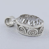 925 Sterling Silver Crystal Pendants