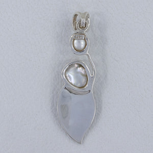 925 Silver Natural Pearl Pendants