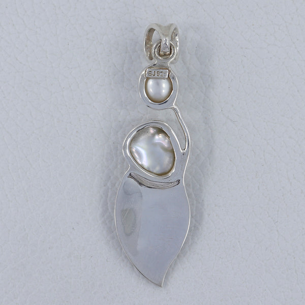 925 Silver Natural Pearl Pendants