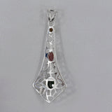 925 Silver Tourmaline Pendant