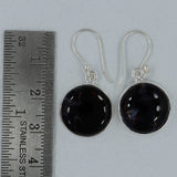 Blue Pietersite Silver Earrings