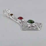 925 Silver Tourmaline Pendant