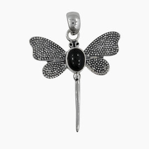 925 Silver Black Spinal Pendants