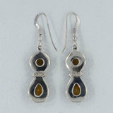 Citrine Silver Earrings