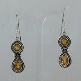 Citrine Silver Earrings