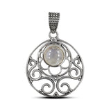 Larimar Pendant in 925 Sterling Silver