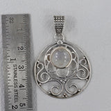 Larimar Pendant in 925 Sterling Silver