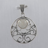 Larimar Pendant in 925 Sterling Silver