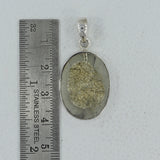 Pyrite Druzy Pendant Set in Sterling Silver Ring Earring Pendant