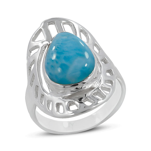 Natural Rainbow Moonstone Silver Rings