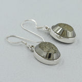 Pyrite Druzy Pendant Set in Sterling Silver Ring Earring Pendant