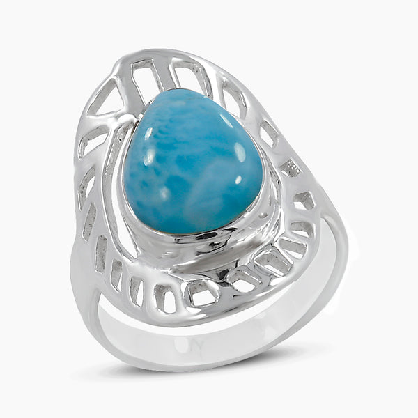 Natural Rainbow Moonstone Silver Rings