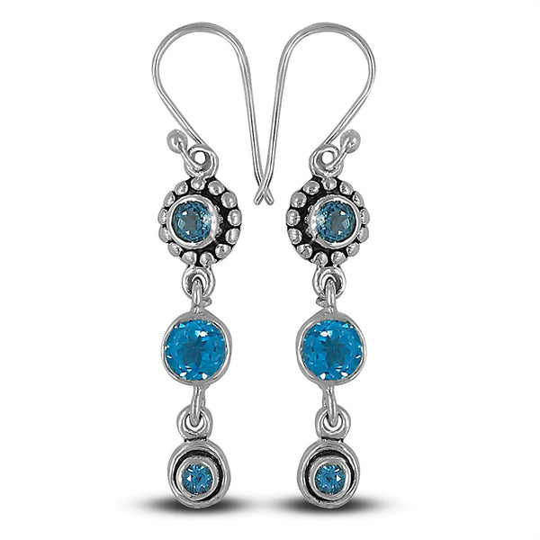 Natural peridot Silver Earrings