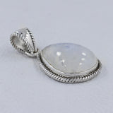 925 Silver Rainbow Moonstone Pendant