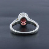 Natural Ruby Silver Rings