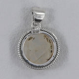 Larimar 925 Sterling Silver Pendant