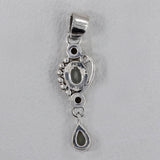 Blue Topaz 925 Sterling Silver Pendant