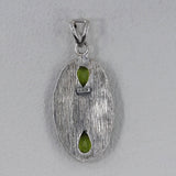 Peridot Pendant 925 Sterling Silver