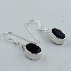Iolite Silver Earrings
