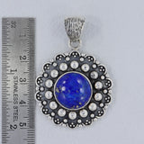 925 Sterling Silver Lapis Lazuli Pendants