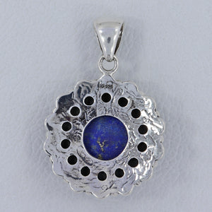 925 Sterling Silver Lapis Lazuli Pendants