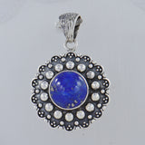925 Sterling Silver Lapis Lazuli Pendants
