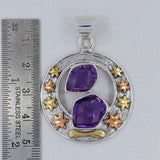 925 Silver Amethyst Pendant