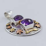 925 Silver Amethyst Pendant