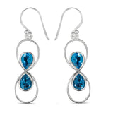 Mystic Quartz Silver Earring