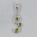 Peridot Sterling Silver Pendant