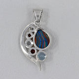 925 Sterling Silver Labradorite Pendant