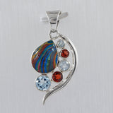 925 Sterling Silver Labradorite Pendant