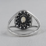 925 Silver Garnet Ring